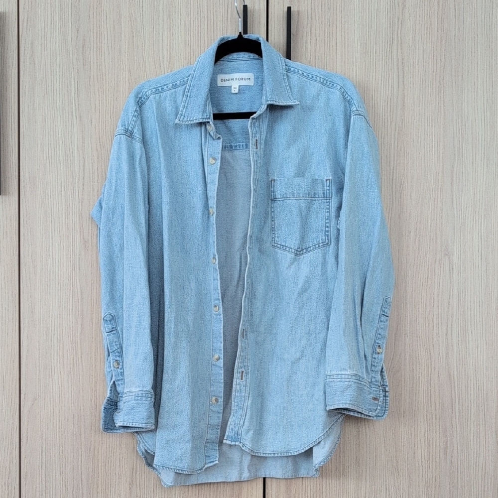 Denim Forum Sky Blue Shirt